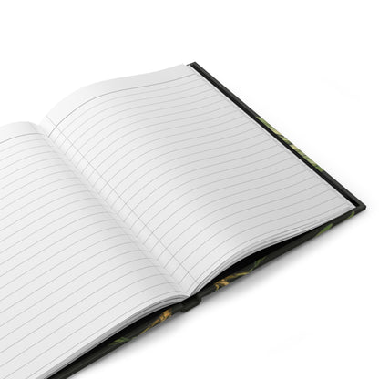 Olive Branch journal open to lined pages.