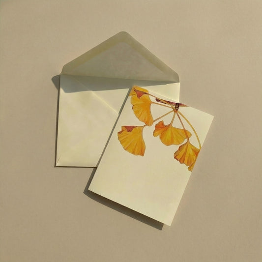Folded Card Set - Late Season Ginkgo