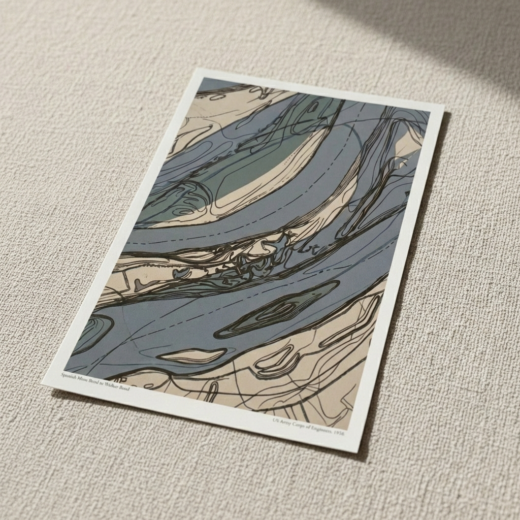 Broadsheet: Mississippi River Meanders - Spanish Moss Bend to Walker Bend