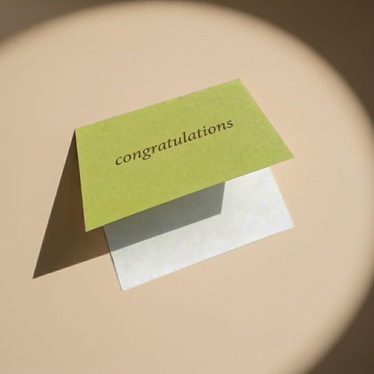 Folded Card - Congratulations