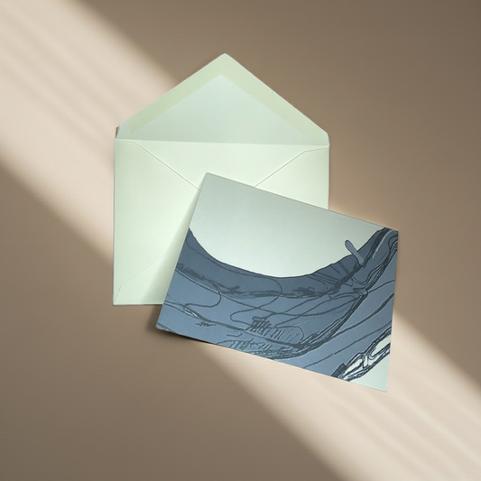 Folded Card - Large Meander Study