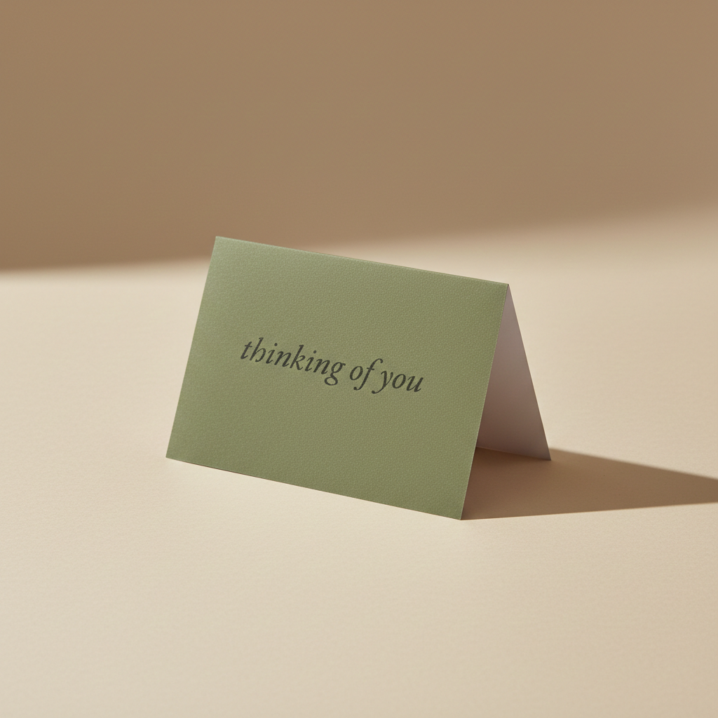 Folded Card - Thinking of You