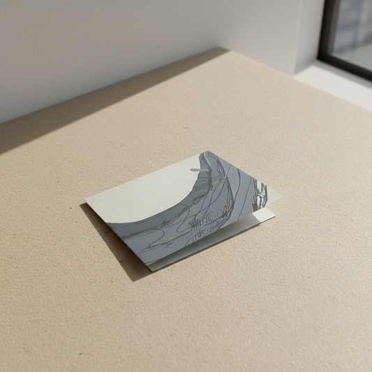 Folded Card - Large Meander Study