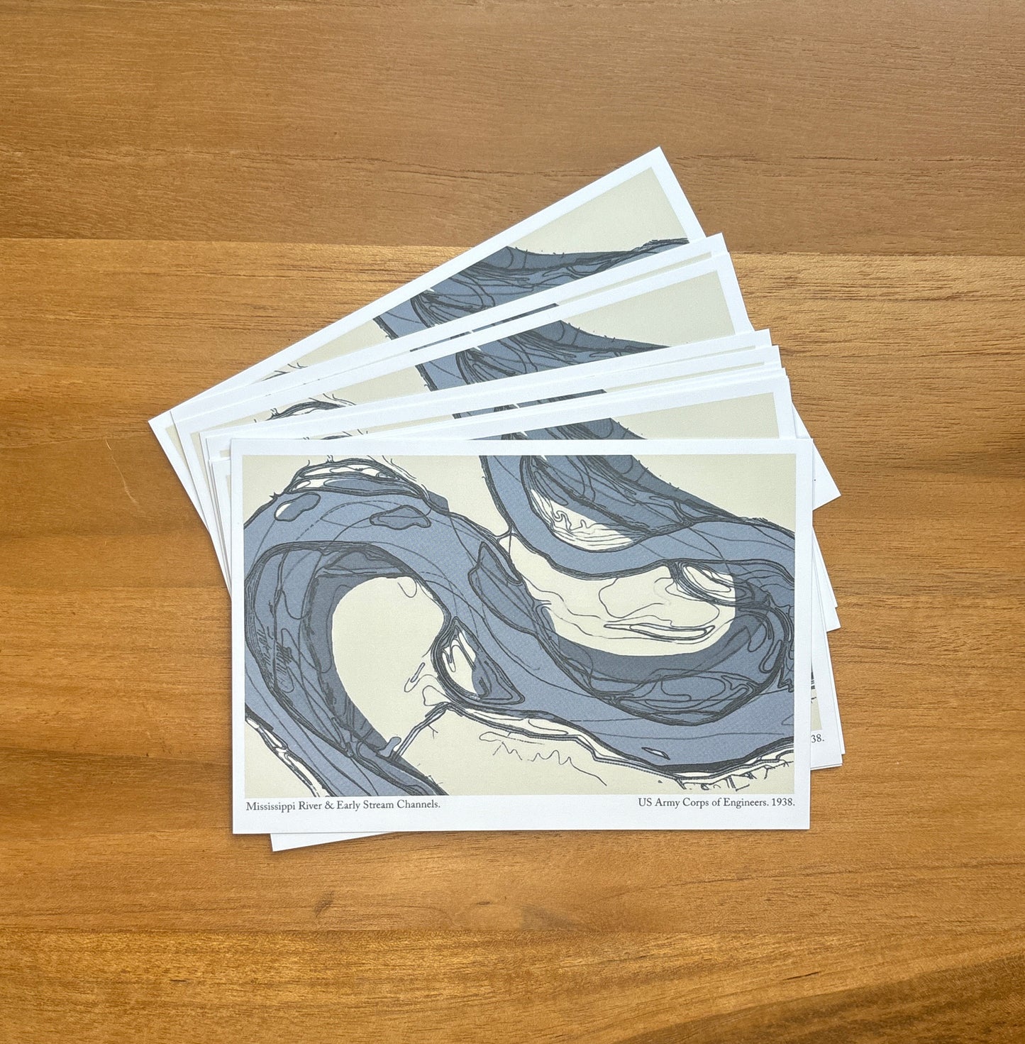 Postcard Set - Mississippi River Twin Meanders