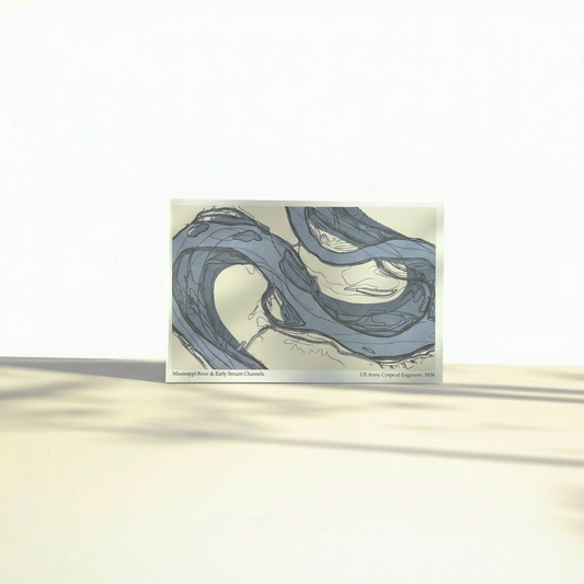 Postcard Set - Mississippi River Twin Meanders