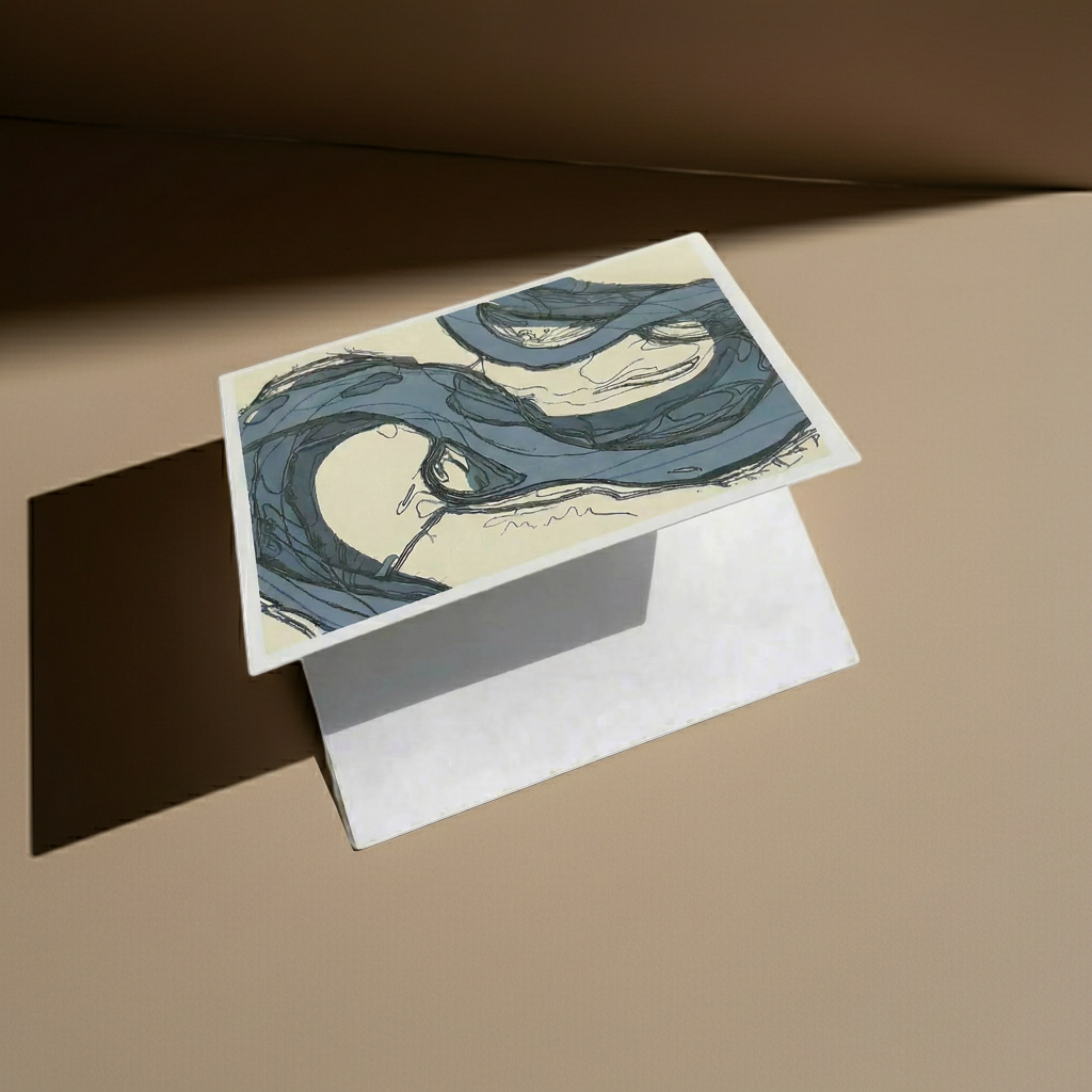 Folded Card Set - Mississippi River Twin Meanders